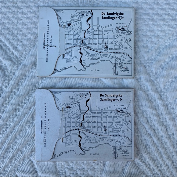 🤩3/$20 Vintage 1950s 60s Norway Norwegian Postcards Unposted Rural Country MCM - Picture 2 of 10